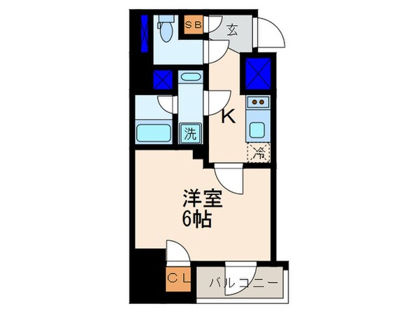 シーフォルム大森の物件間取画像